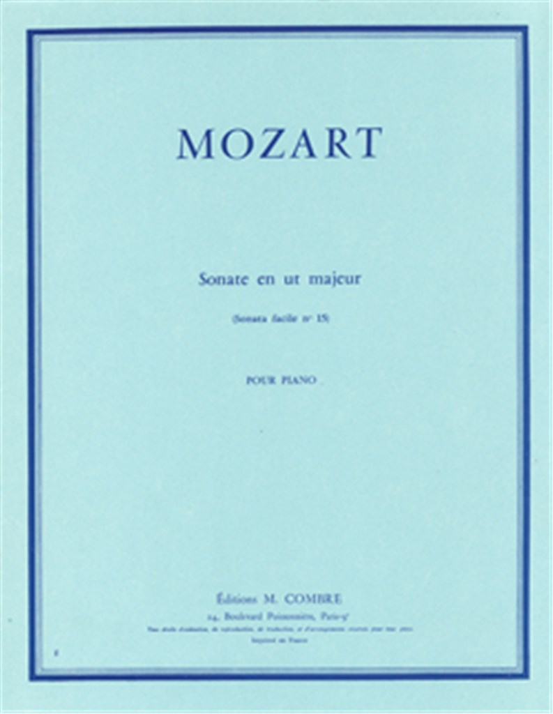 Sonate facile n°15 en ut maj. KV545